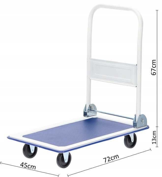 Wózek platformowy magazynowy transportowy do 150kg