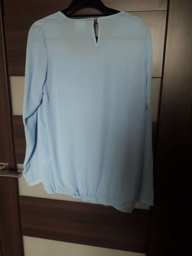 Bluzka ciążowa MAMA LICIOUS elegancka błękitna koszula