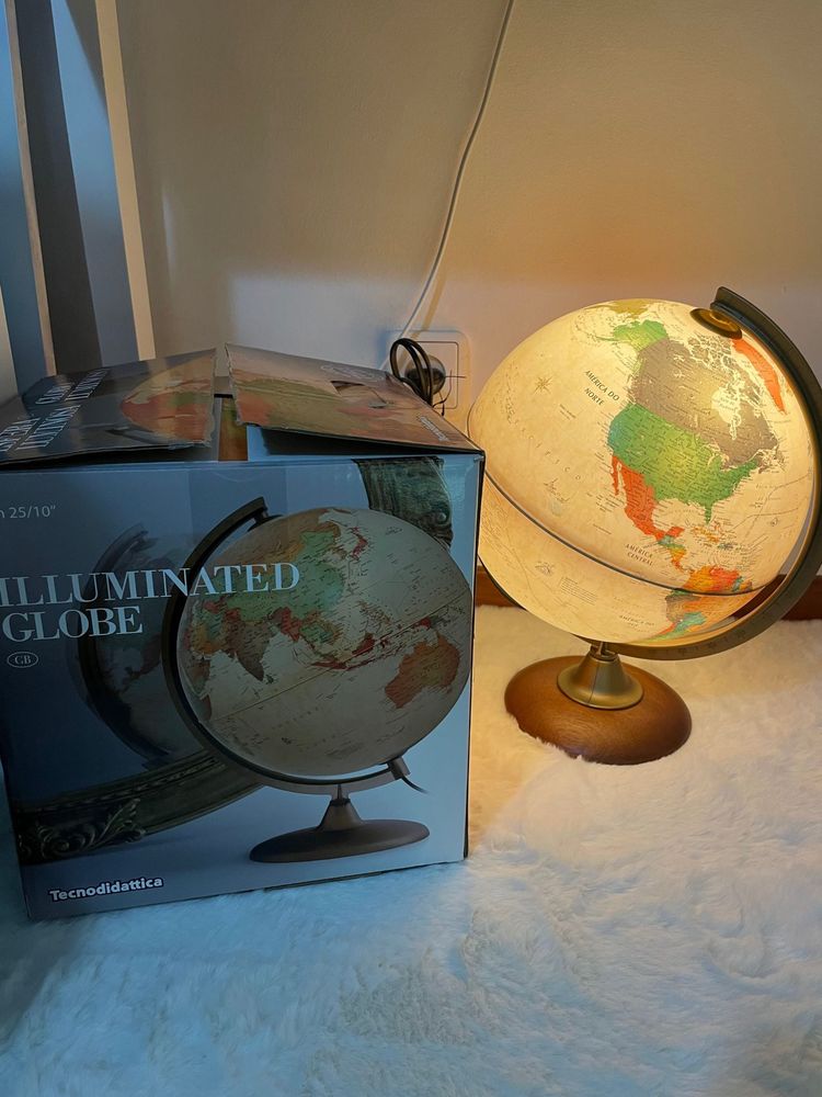 Globo Mapa Mundo iluminado 30€