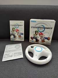 Mario Kart Wii + kierownica + pudełko NTSC-J
