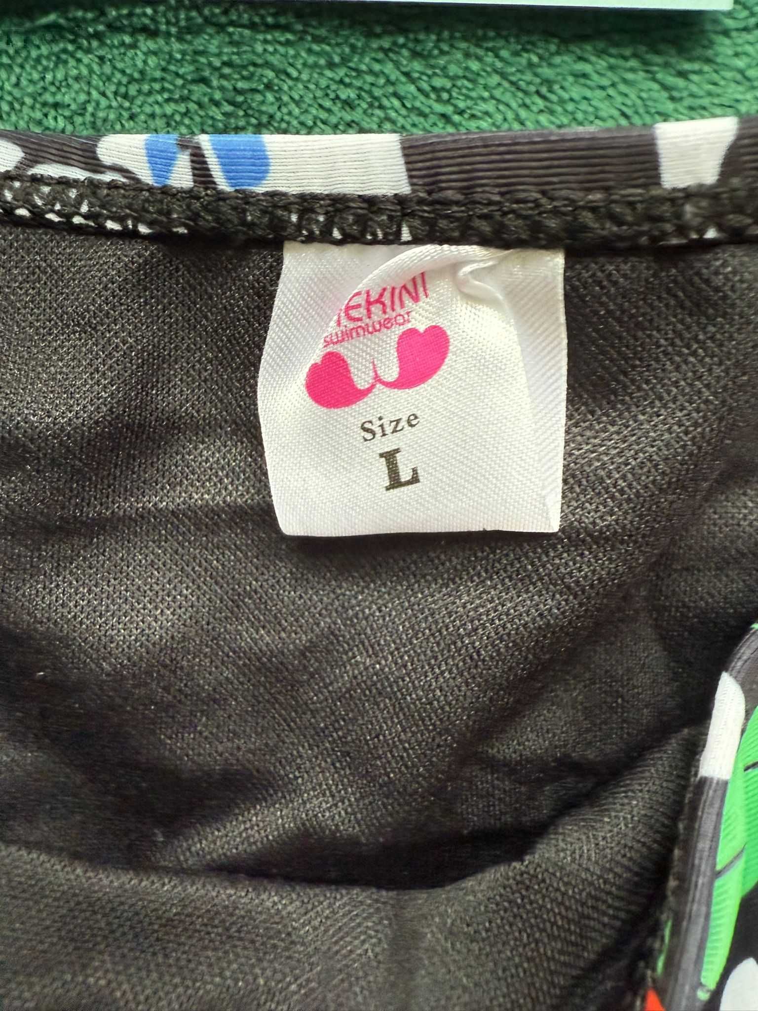 Shekini Dwuczęściowy Kostium Kąpielowy Bandeau – Czarny, Rozmiar L