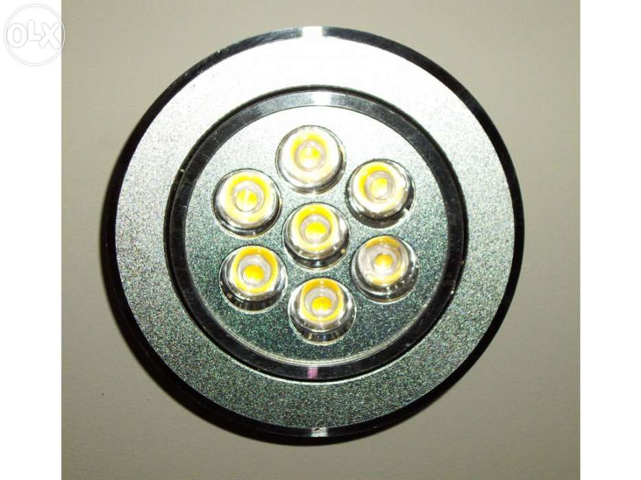 Projector LED 7w Aço inox novo