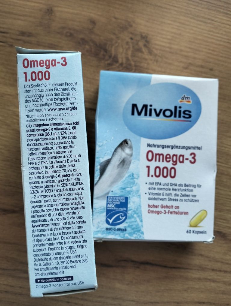 Омега 3 для дорослих Mivolis. Вітаміни з Німеччини