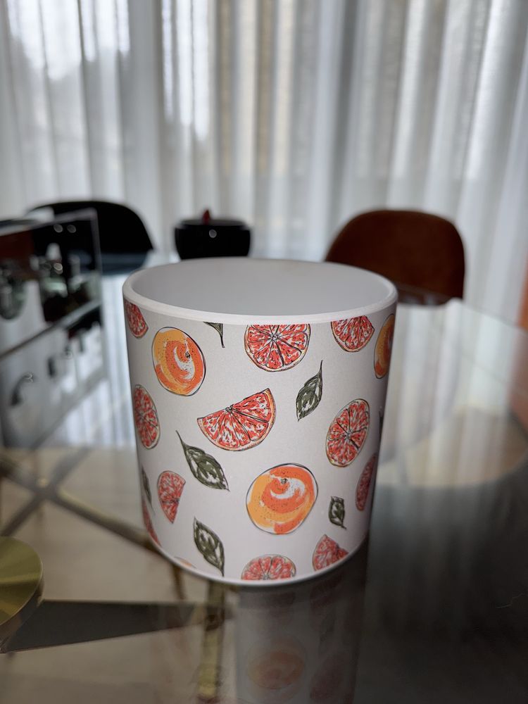 Vaso planta com padrão