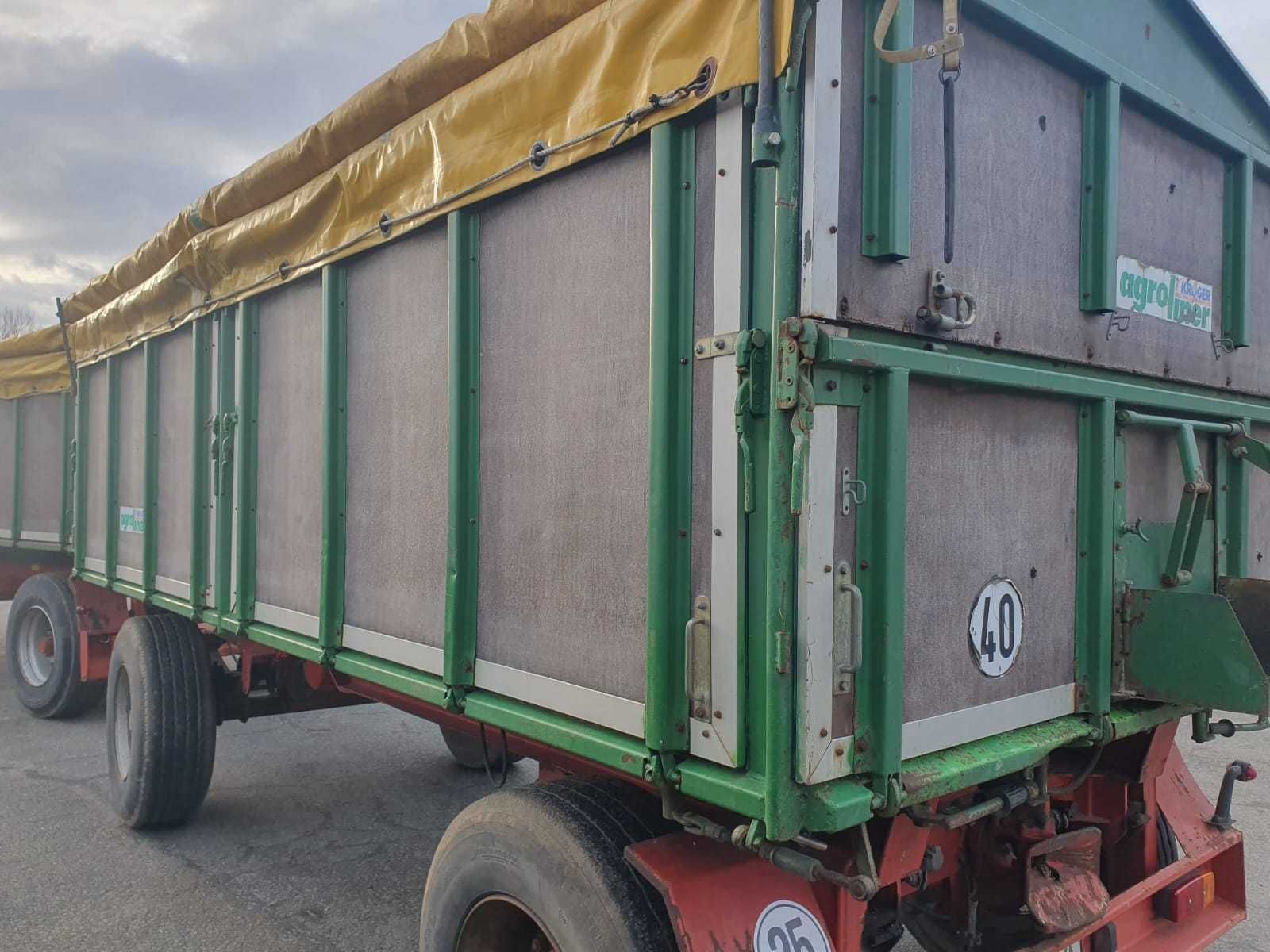 Przyczepa rolnicza Kröger Agroliner 18 ton