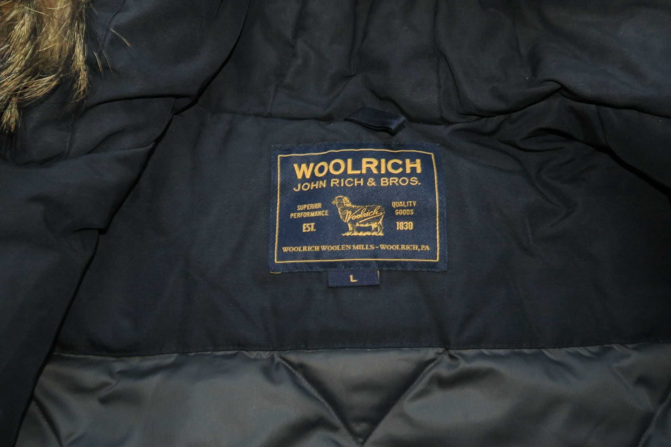 Woolrich kurtka puchowa porządna na zimę parka L damska