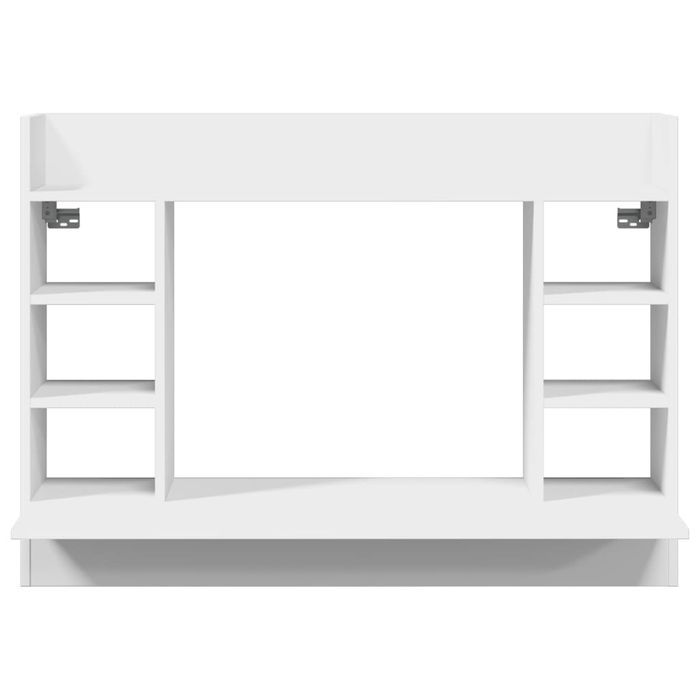 Vidaxl Biurko Wiszące, Białe, 105X48X75 Cm, Materiał Drewnopochodny