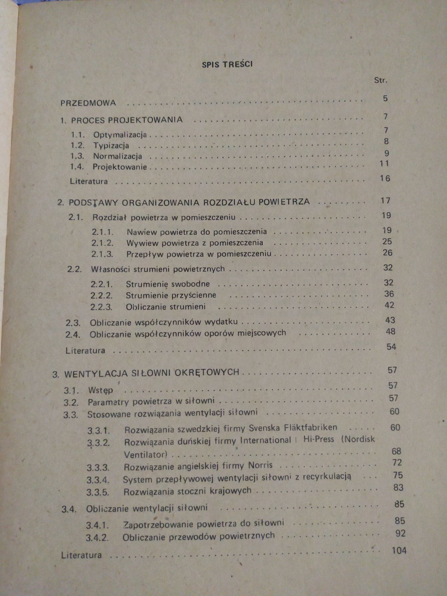 Wentylacja i klimatyzacja siłowni i ładowni okrętowych Wasiluk studia