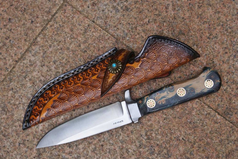 Nóż Böker stal proszkowa CPM-3V Solingen 63 HRC