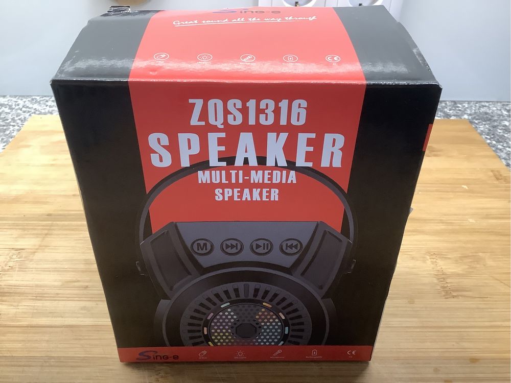 Coluna Speaker Sound multimédia com coluna incorporada com USB NOVO