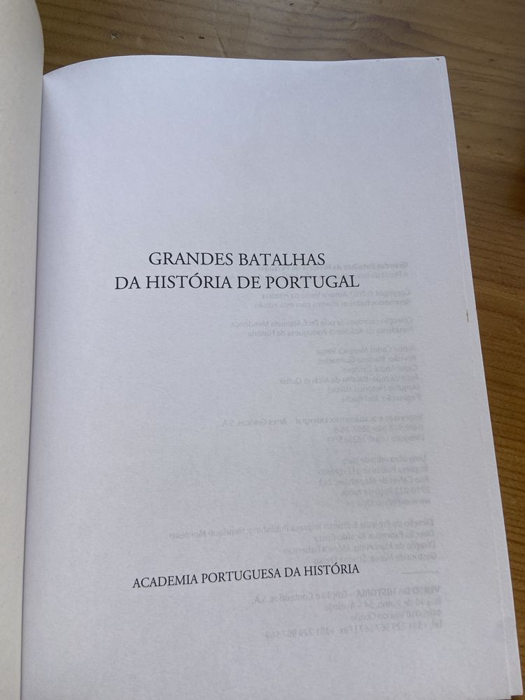 4 volume da coleção Batalhas da História de Portugal