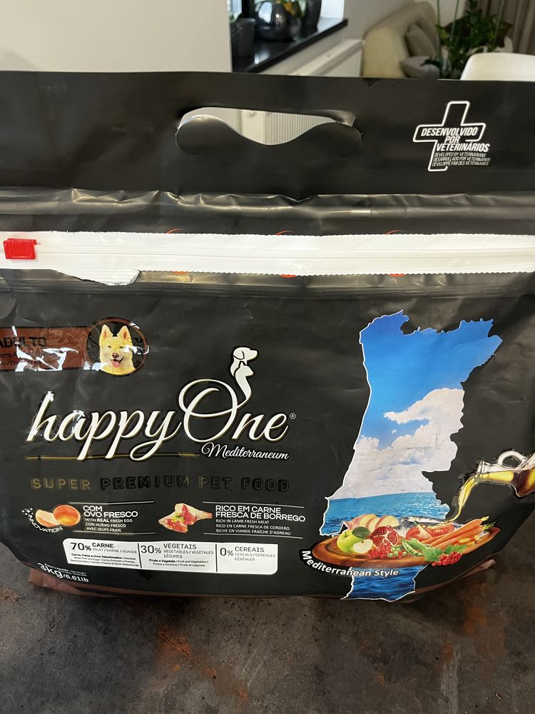 Корм для собак ягня та рис Happy One