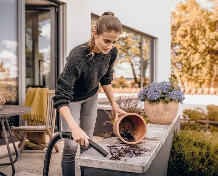 Профессиональный пылесос Karcher wd 3 S Premium inox Пилесос Керхер