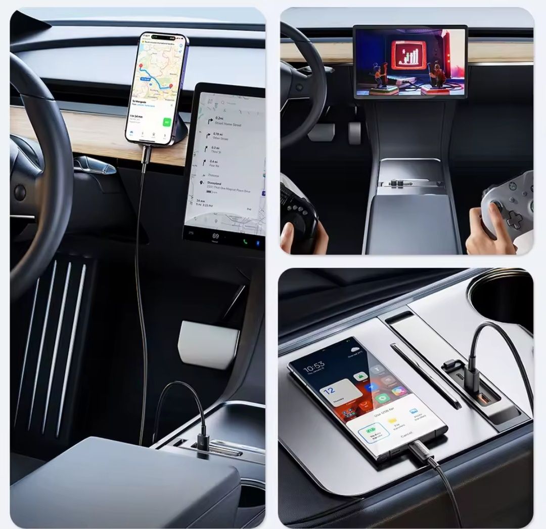 Toocki USB Hub для Tesla Model 3/Ү Зарядка

Тесла 3 У Хаб
