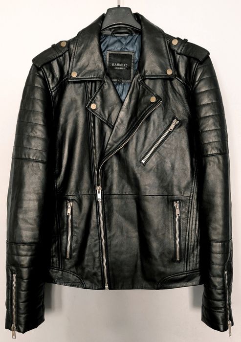 Kurtka skórzana Barneys Originals M L prawdziwa owcza skóra