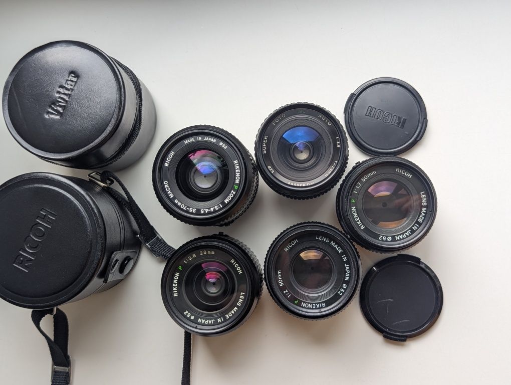 Обєктиви для Pentax K (Ricoh Rikenon та інші)
