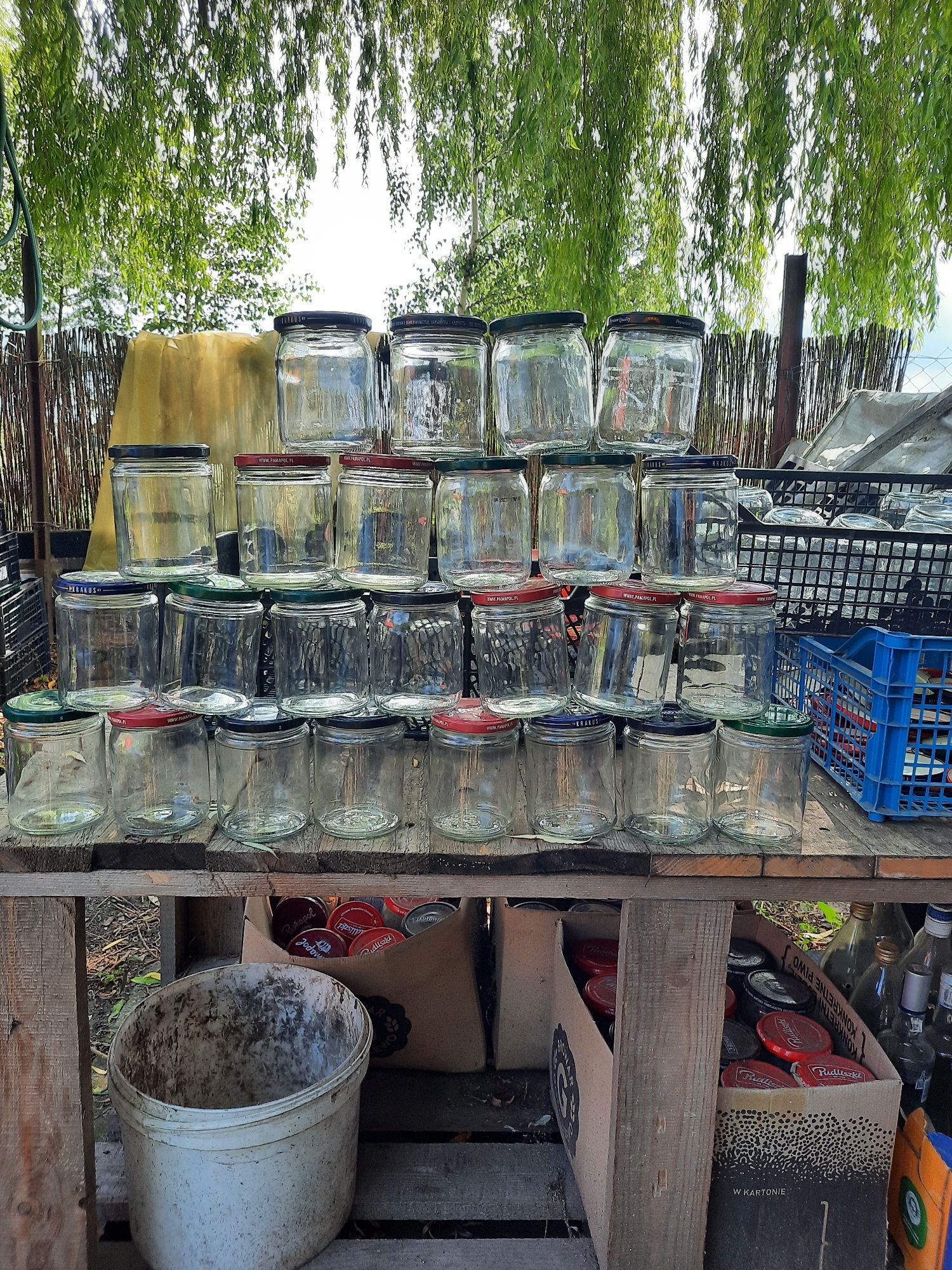Słoiki 0,5l z nakrętką 50 sztuk.