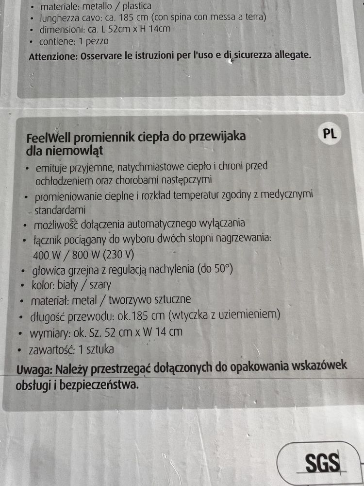 FeelWeel Nowy grzejnik dla niemowląt