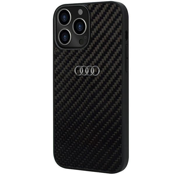Etui na telefon iPhone 13 Pro / 13 - Audi Carbon Fiber - Czarny