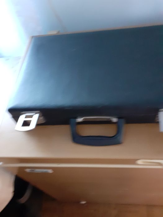 Skórzany neseser z prl