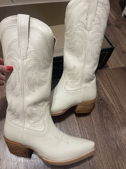 Продам кожаные козаки TECOVAS из США! Оригинал!