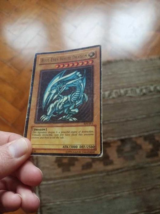 Blue-Eyes White Dragon SDK-001 Carta Yu-Gi-oh!