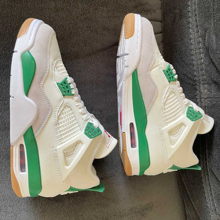 buty Espadryle Jordan 4 Retro SB PineGreen Espadryle R.41