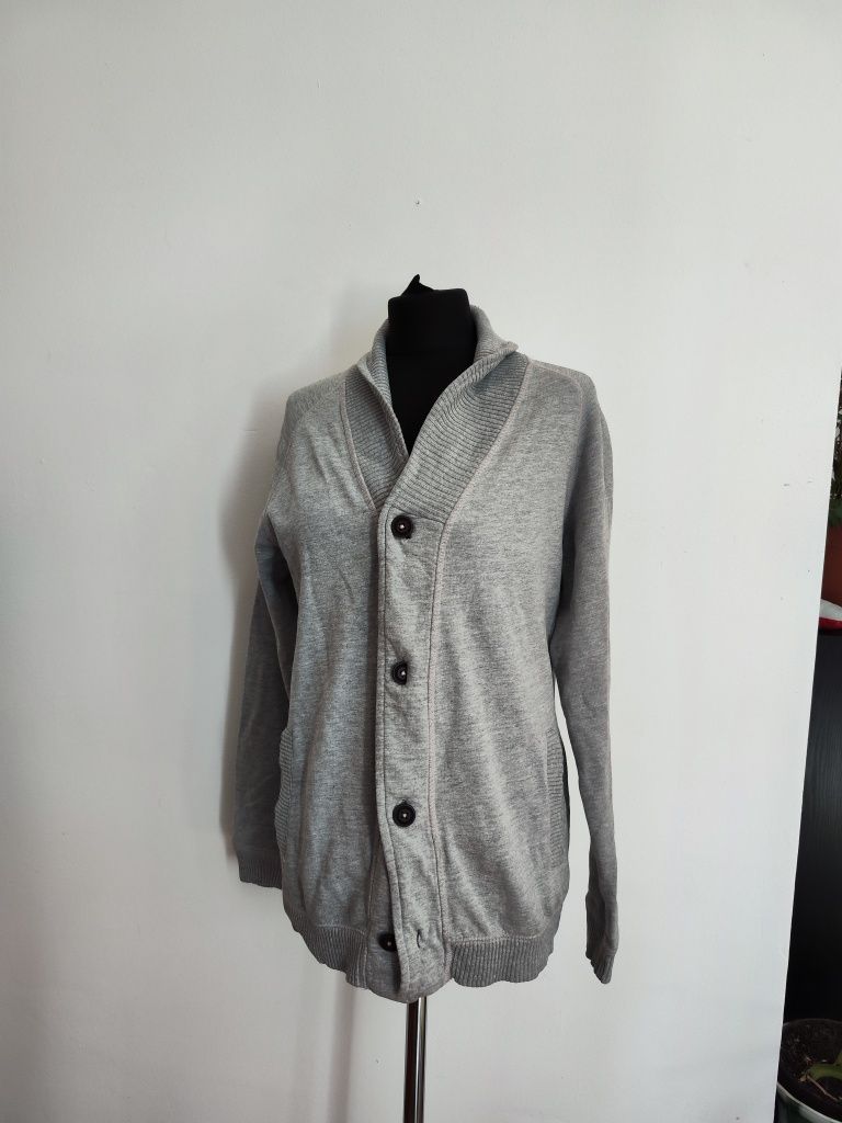 Sweter męski na guziki xl