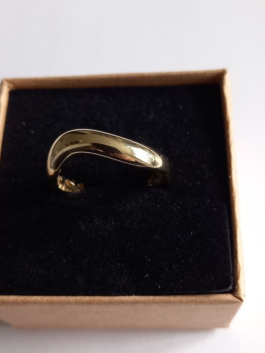 Złoty pierścionek obrączka 585