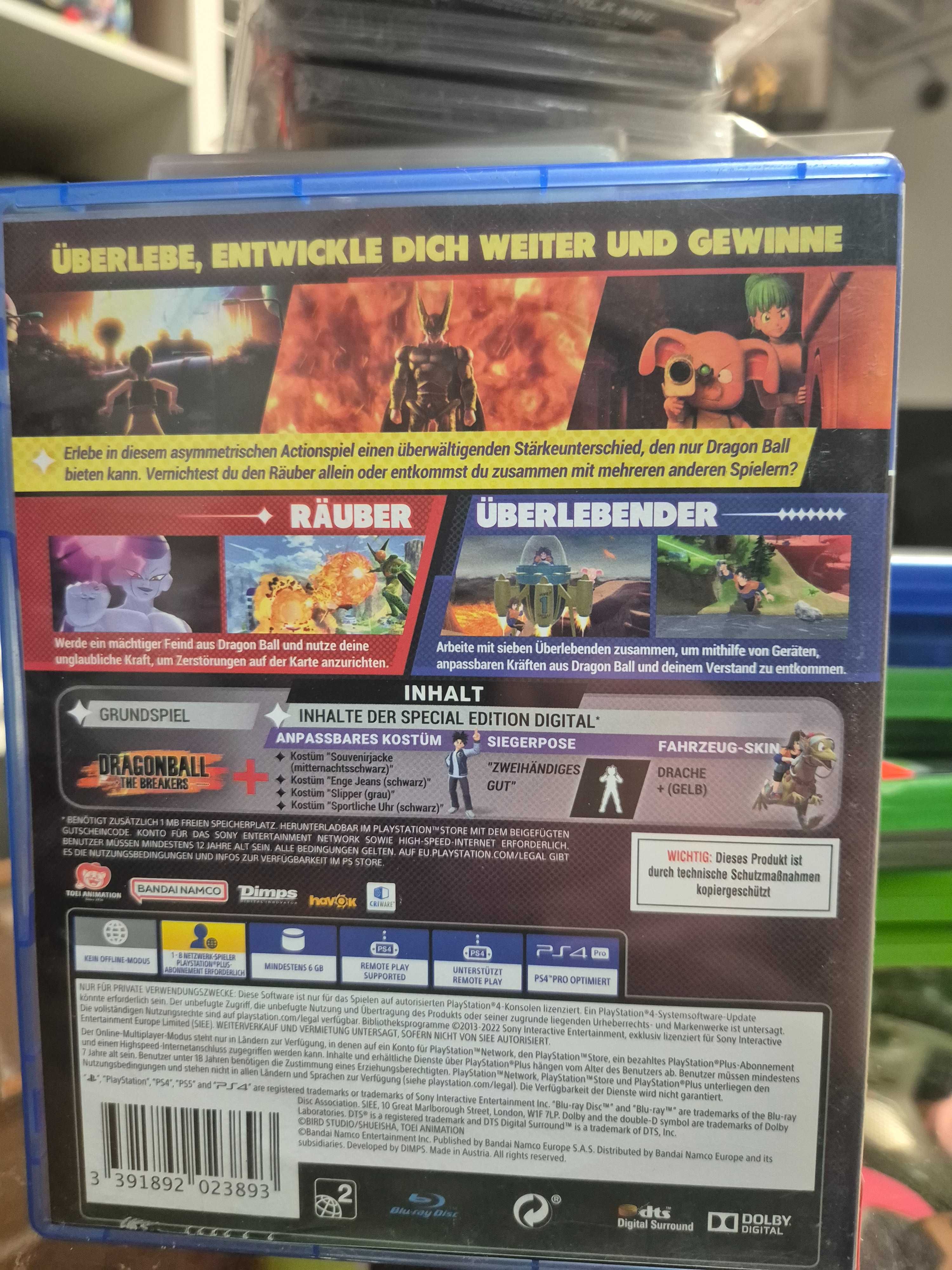 Dragon Ball Breakers Special Edition PlayStation 4 PS4 SklepRetroWWA