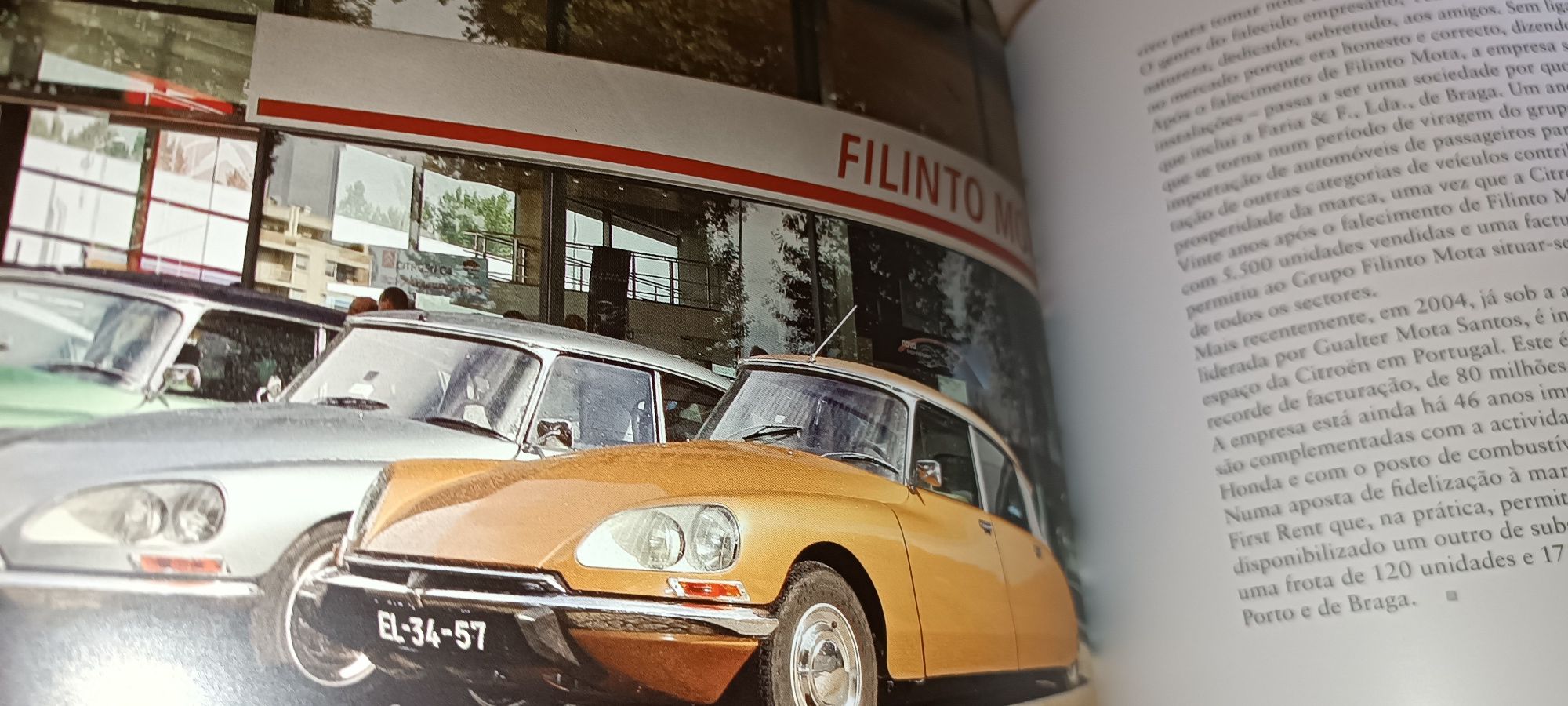 Raro livro Citroenistas - Histórias de Uma Vida Grupo Filinto Mota