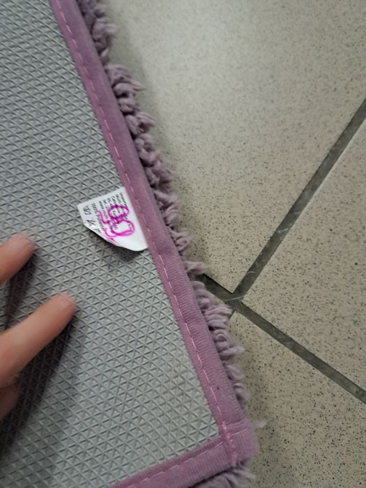 Antypoślizgowy dywan dywanik fioletowy 60x120