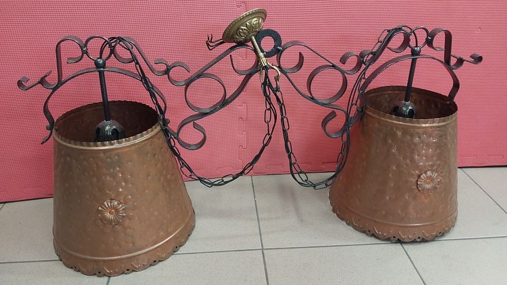 Stara lampa wisząca, żyrandol