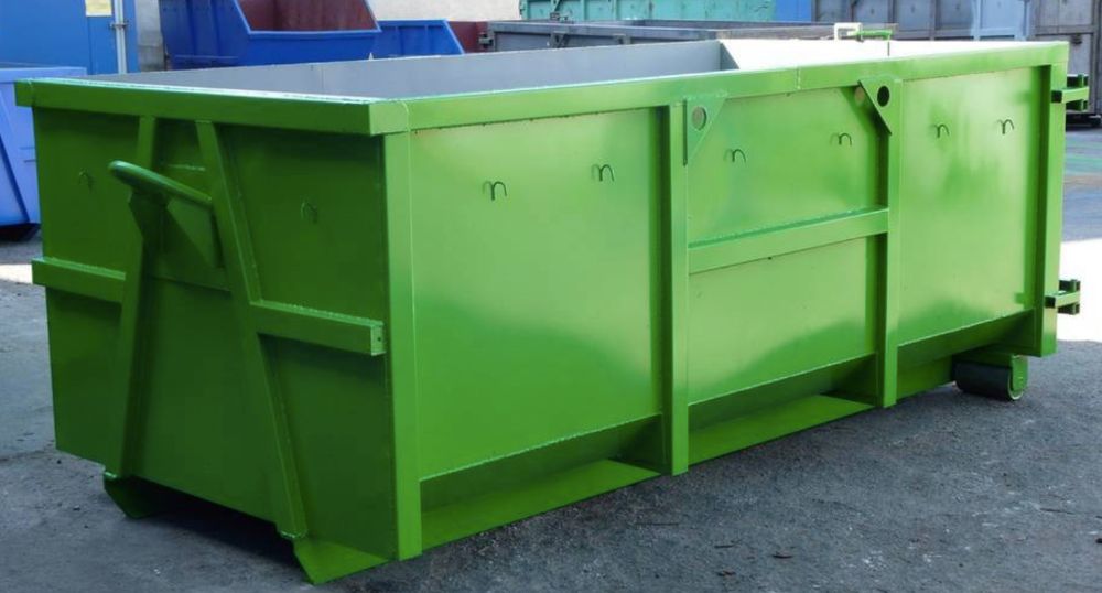 Kontener hakowy KP 7 na odpady bramowy