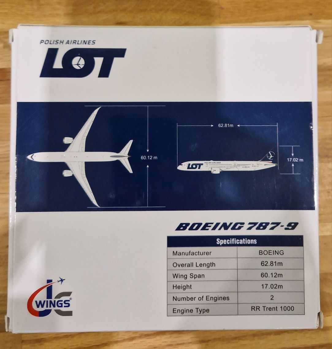 Model samolotu Boeing 787-9