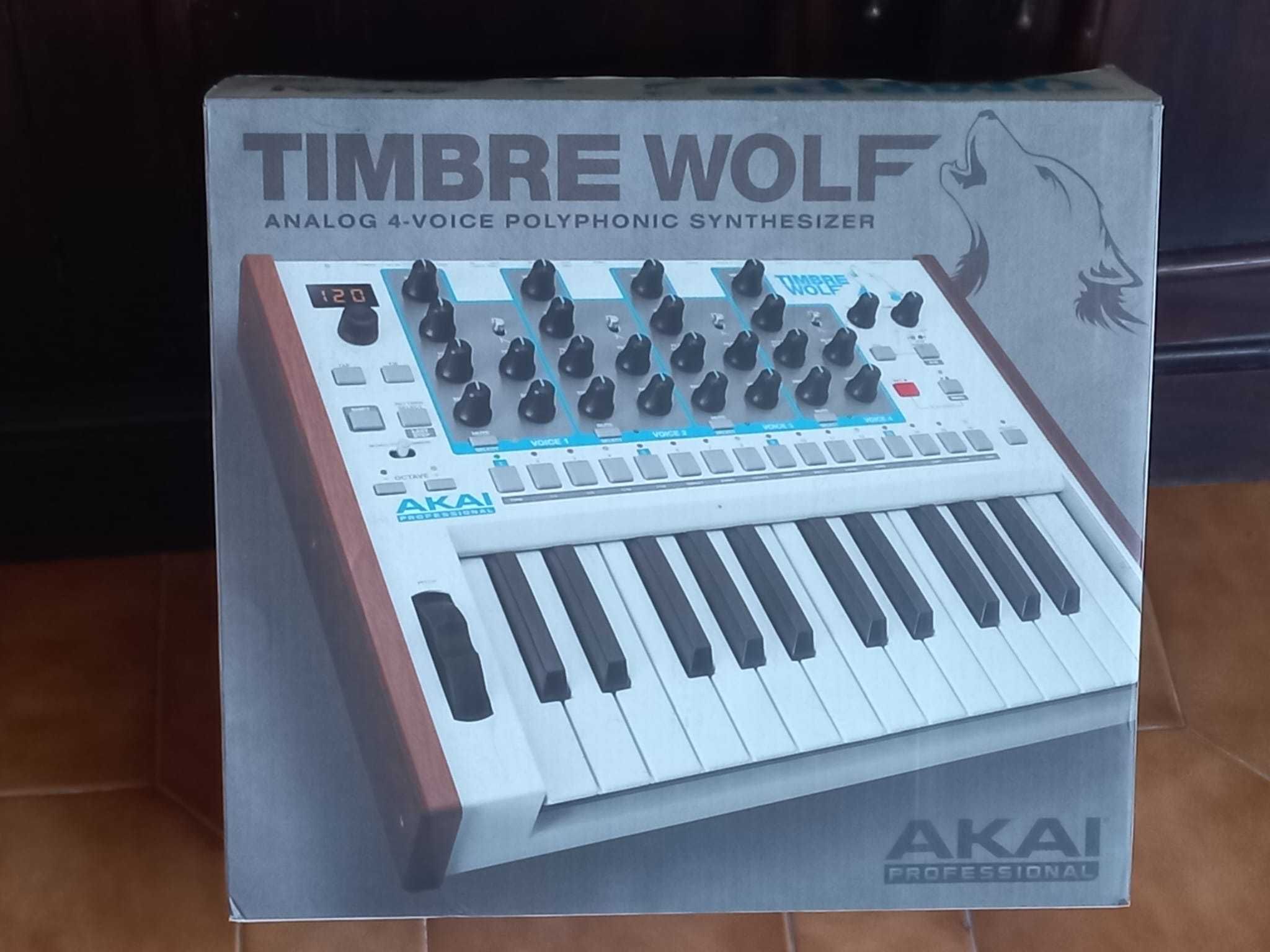 AKAI TIMBRE WOLF analog 4-voice polyphonic synthesizer