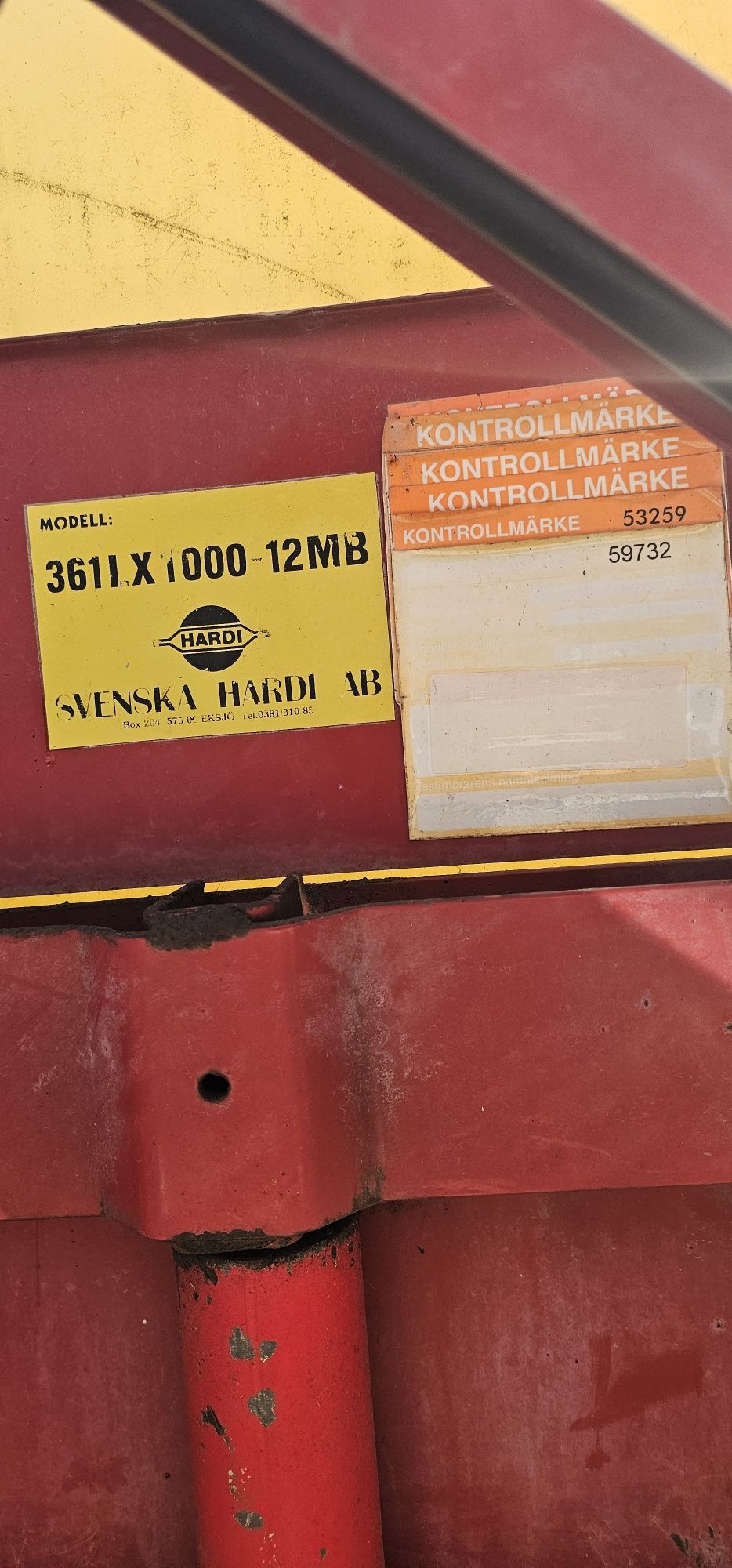 Hardi 361 12 metrów