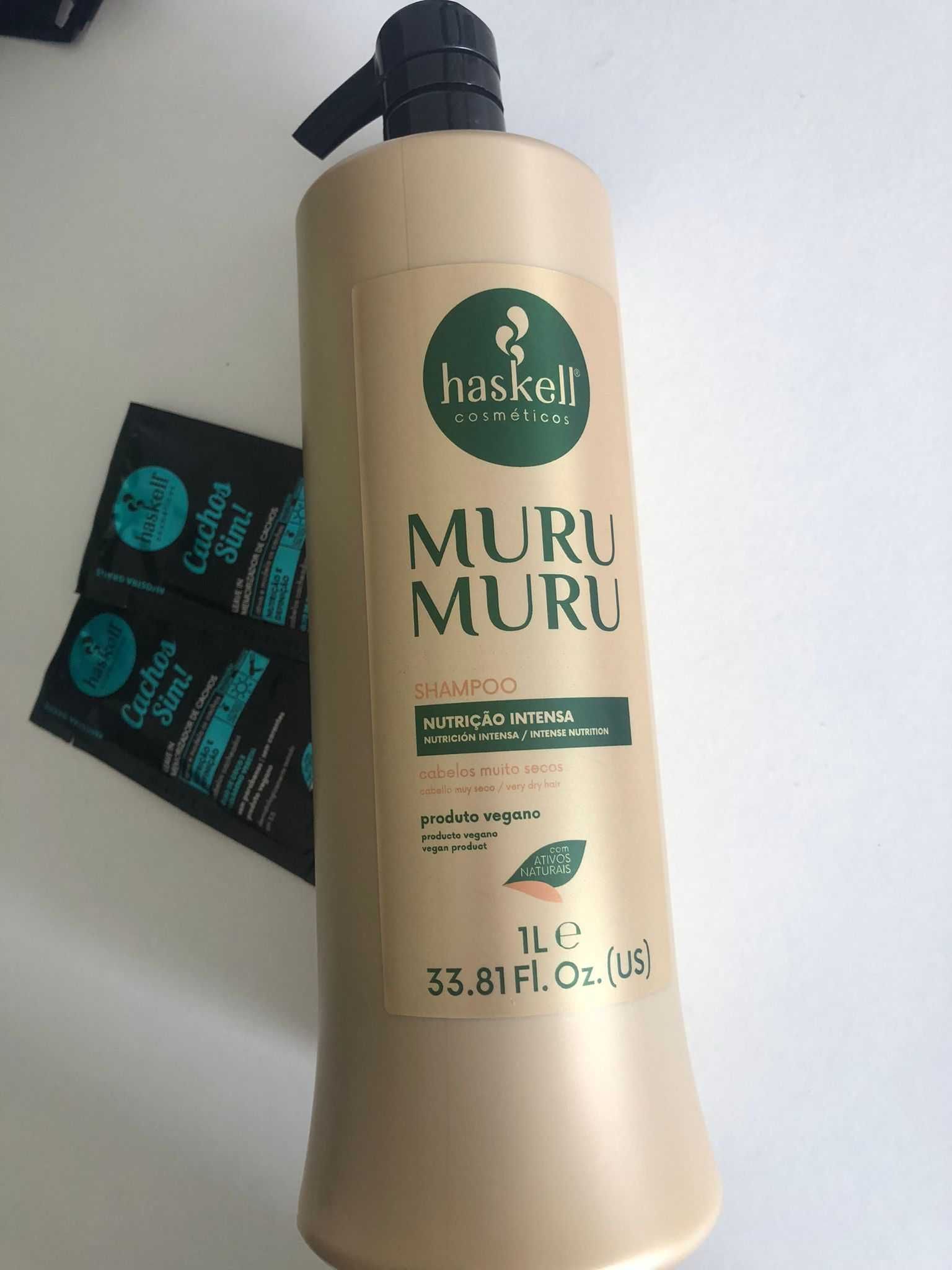 Shampoo Haskell Murumuru para nutrição dos cabelos 1 litro