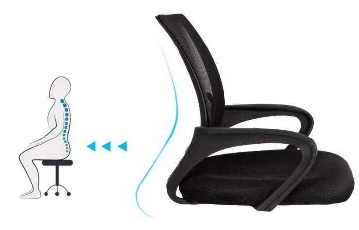 Krzesło obrotowe do biurka fotel biurowy siatka oddychający