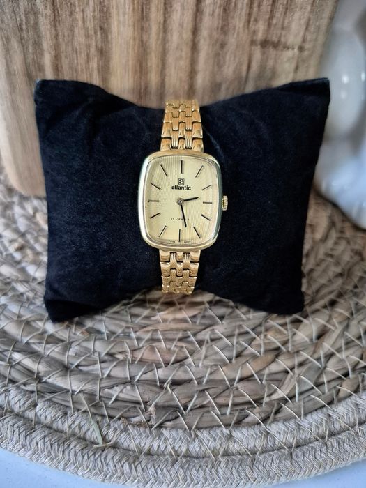 Piekny damski zegarek mechaniczny Atlantic