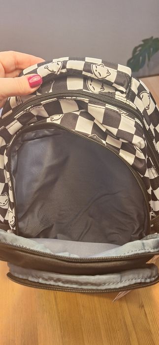 Nowy plecak szkolny młodzieżowy St. Right Chess Cats 3-komorowy 20L