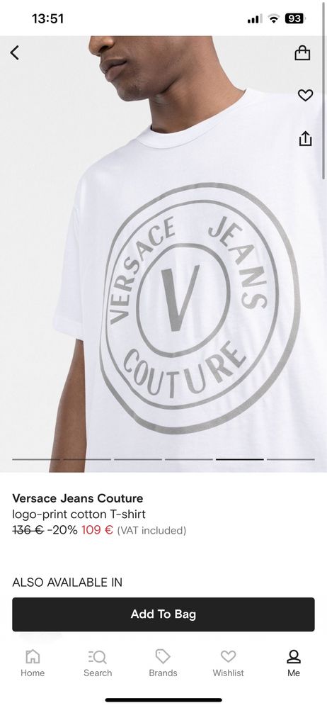 Tshirt Versace Jeans Farfetch