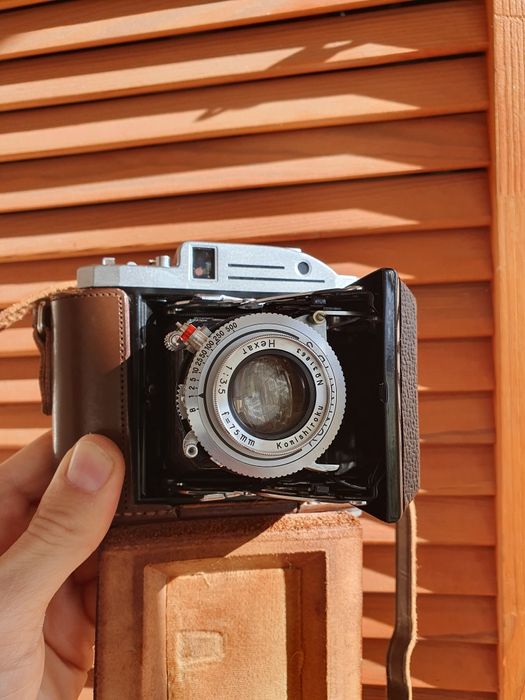 Konica Pearl II + Konishiroku Hexar 75mm f3.5