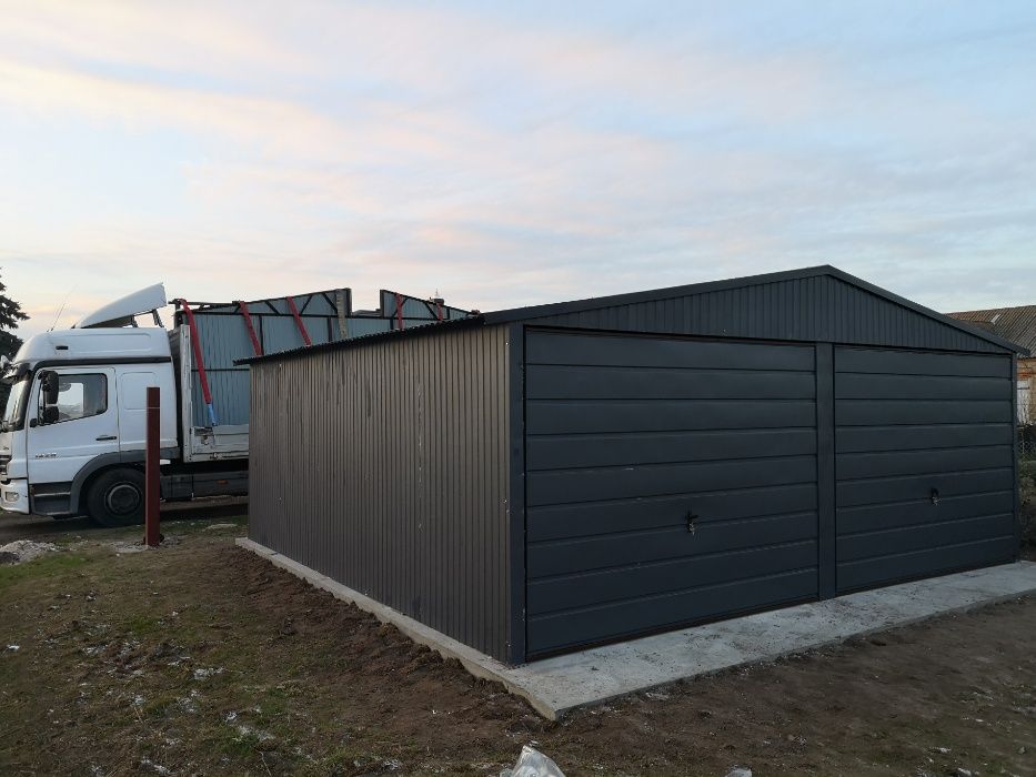 Garaż,garaże drewnopodobne 6x5,6x6 ponel poziomy producent cały kraj