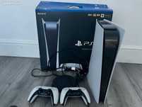 Ps 5 como nova e 2 comandos