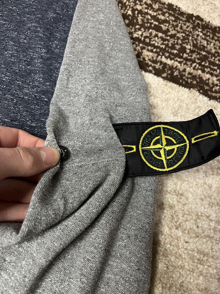 Свитшот stone island аутентичный свитер худи кофта стон айленд