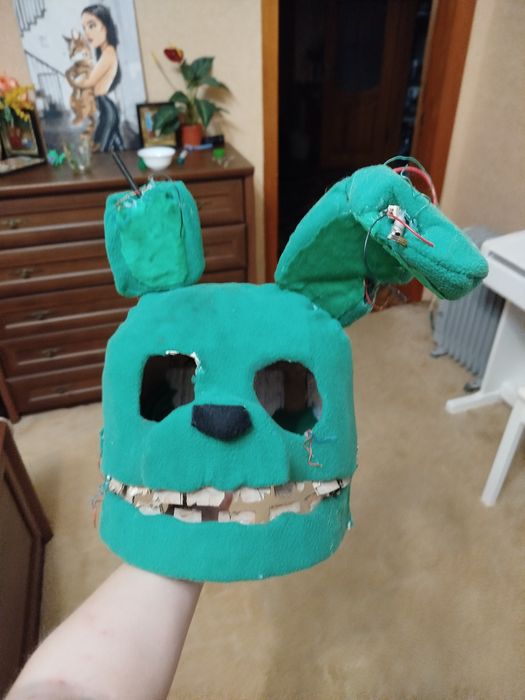 Маска спрингтрапа springtrap фнаф Fnaf
