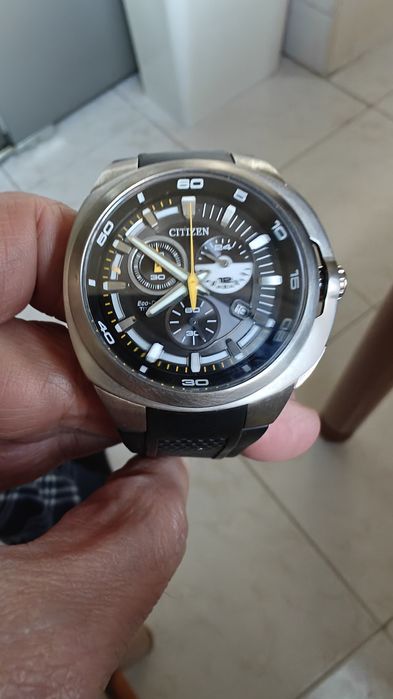 Citizen Marinaut eco-drive ( TITÂNIO) chronograph ( vintage) excelente