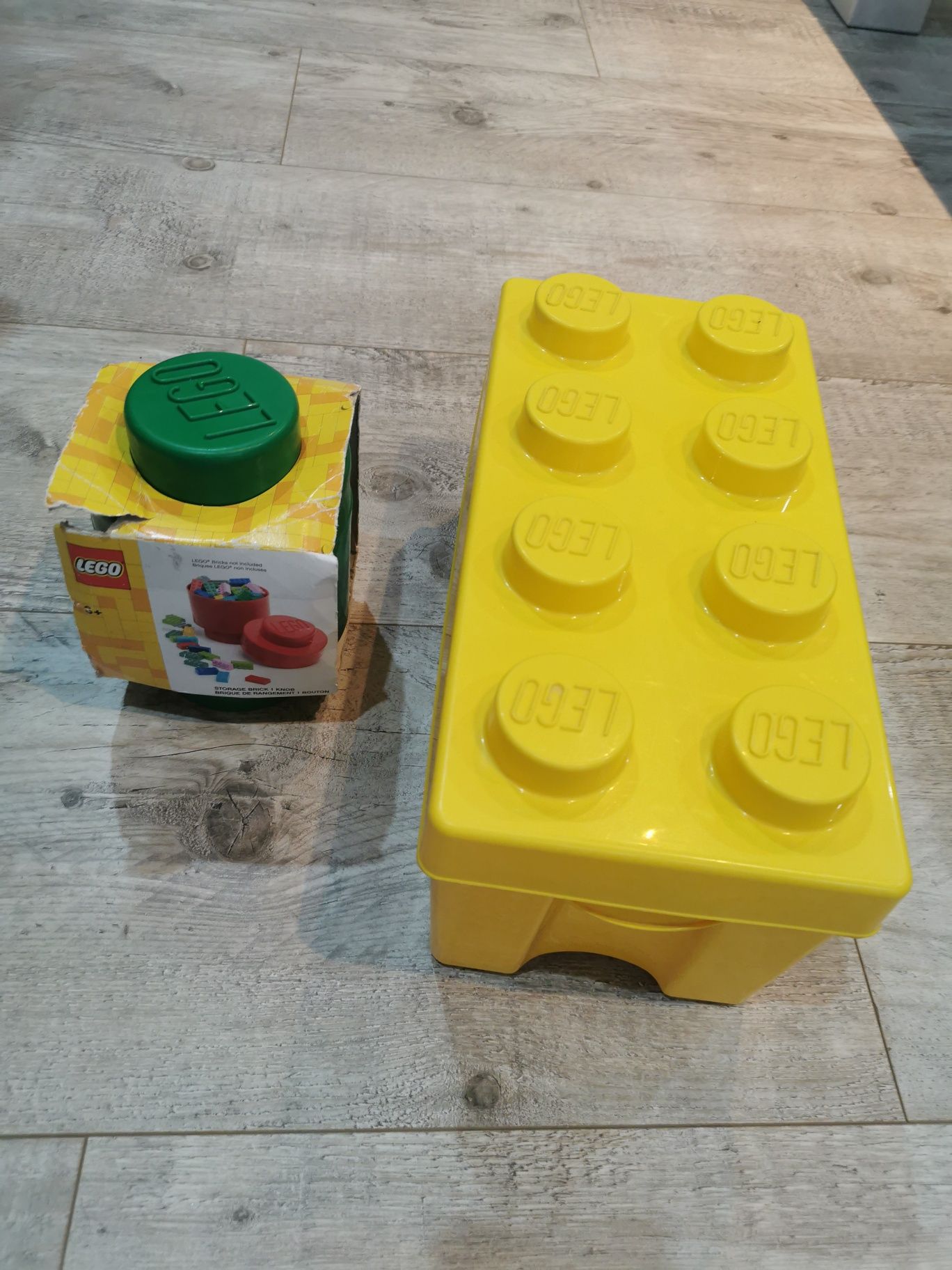 Lego pudełka do przechowywania, jedno nowe
