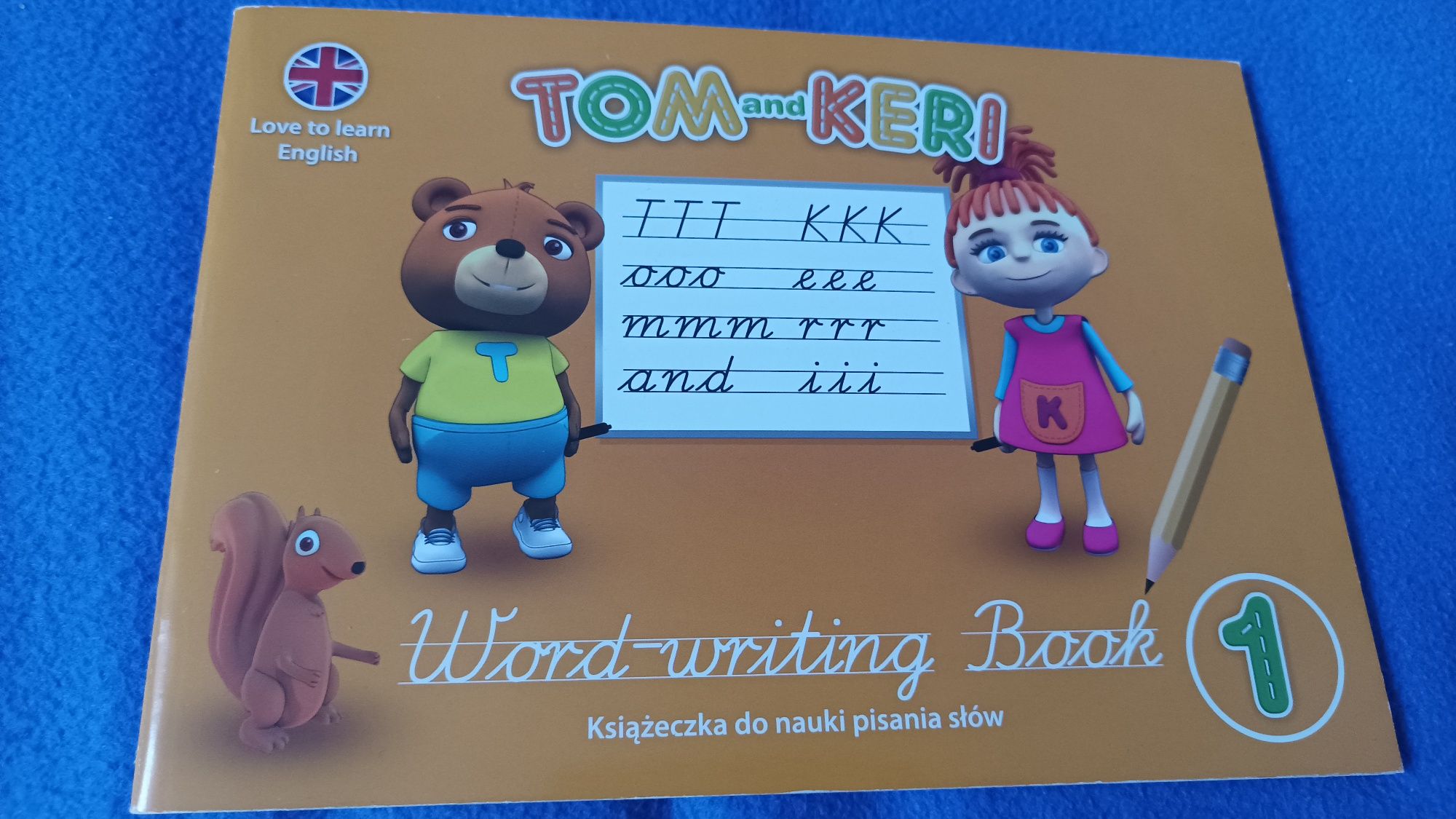 Tom and Keri Writing Book English dzieci angielski